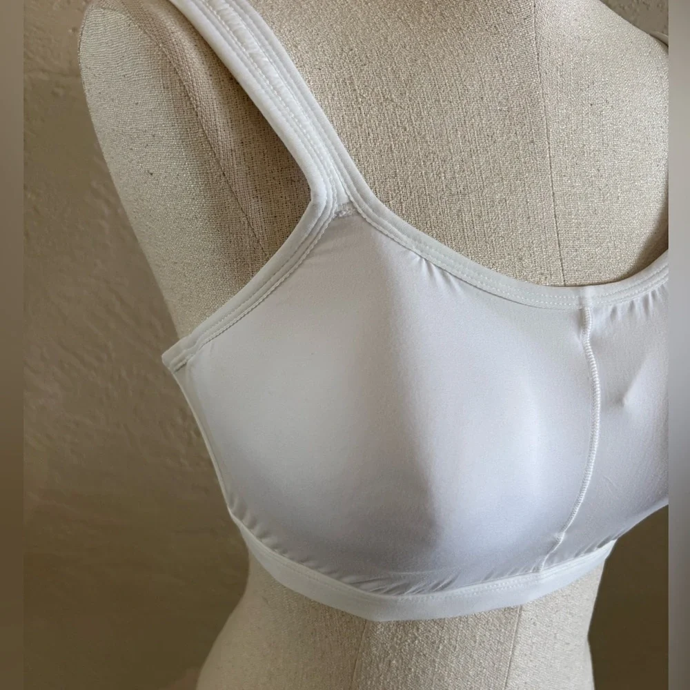 Breezies Comfort Zone Full Coverage T-Shirt Bra White Sz 36C